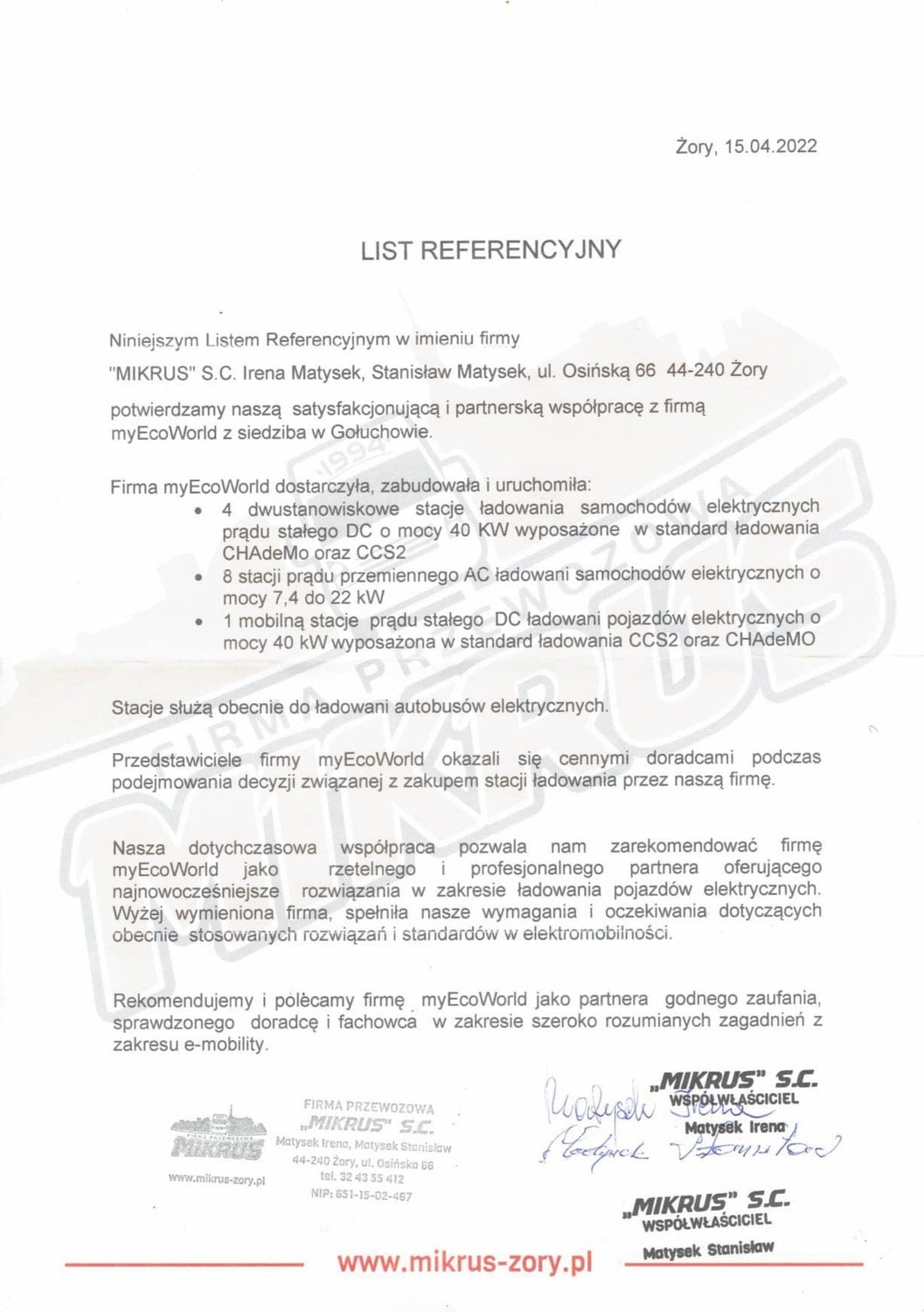 Referencje