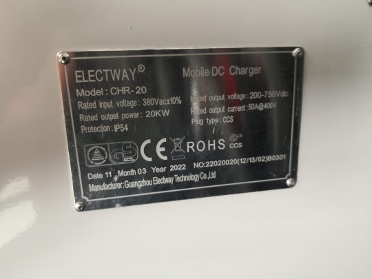 Przenośna szybka ładowarka serii TA-DC 20KW firmy ATT - obrazek 8