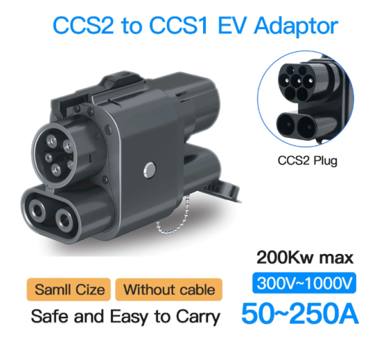 Adapter CCS2 do CCS1, AC/DC, 250A, 200KW - obrazek 5